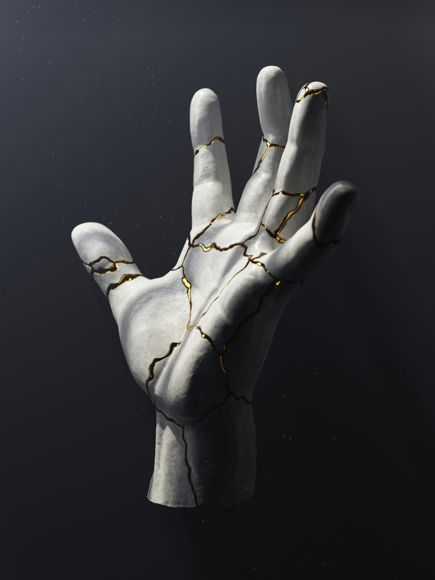 Kintsugi — the Japanese art of repairing broken pottery with gold
